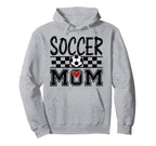 Groovy Soccer Mom Mother Soccer Mom Hoodie - Aesthetic Graphic for Adults