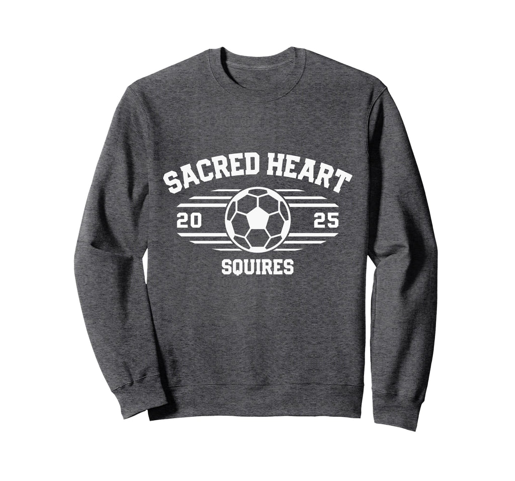 Sacred Heart Squires Soccer Ball Sweatshirt - Aesthetic Graphic for Adults