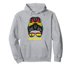 Ghana Flag Ghanaian Hairbun Football Hoodie - Streetwear Style Unisex