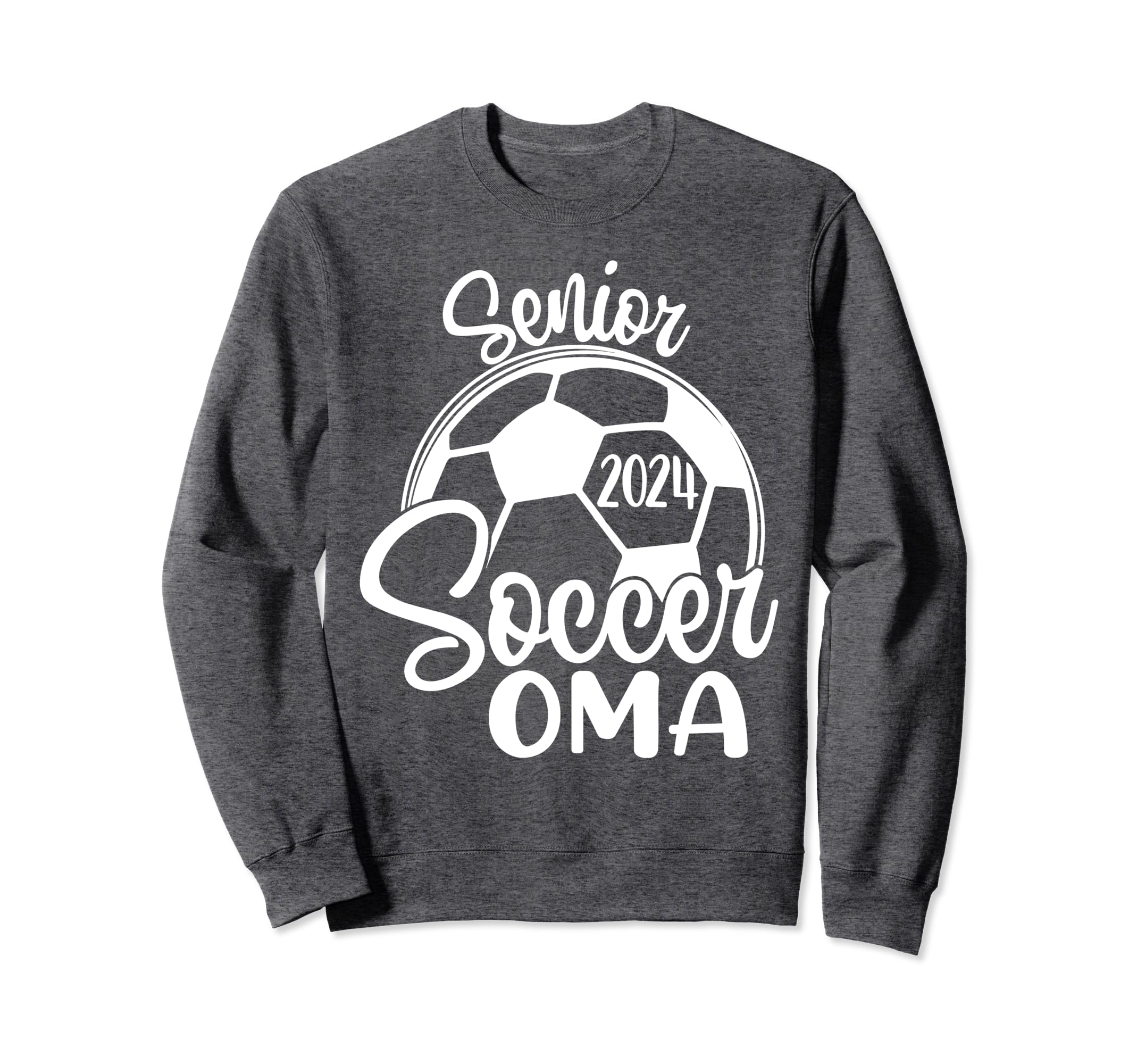 Senior Soccer Oma 2024 Class 2024 Soccer Sweatshirt - Unique Graphic Unisex