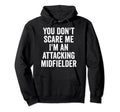You Dont Scare Me Im Attacking Hoodie - Aesthetic Graphic for Adults