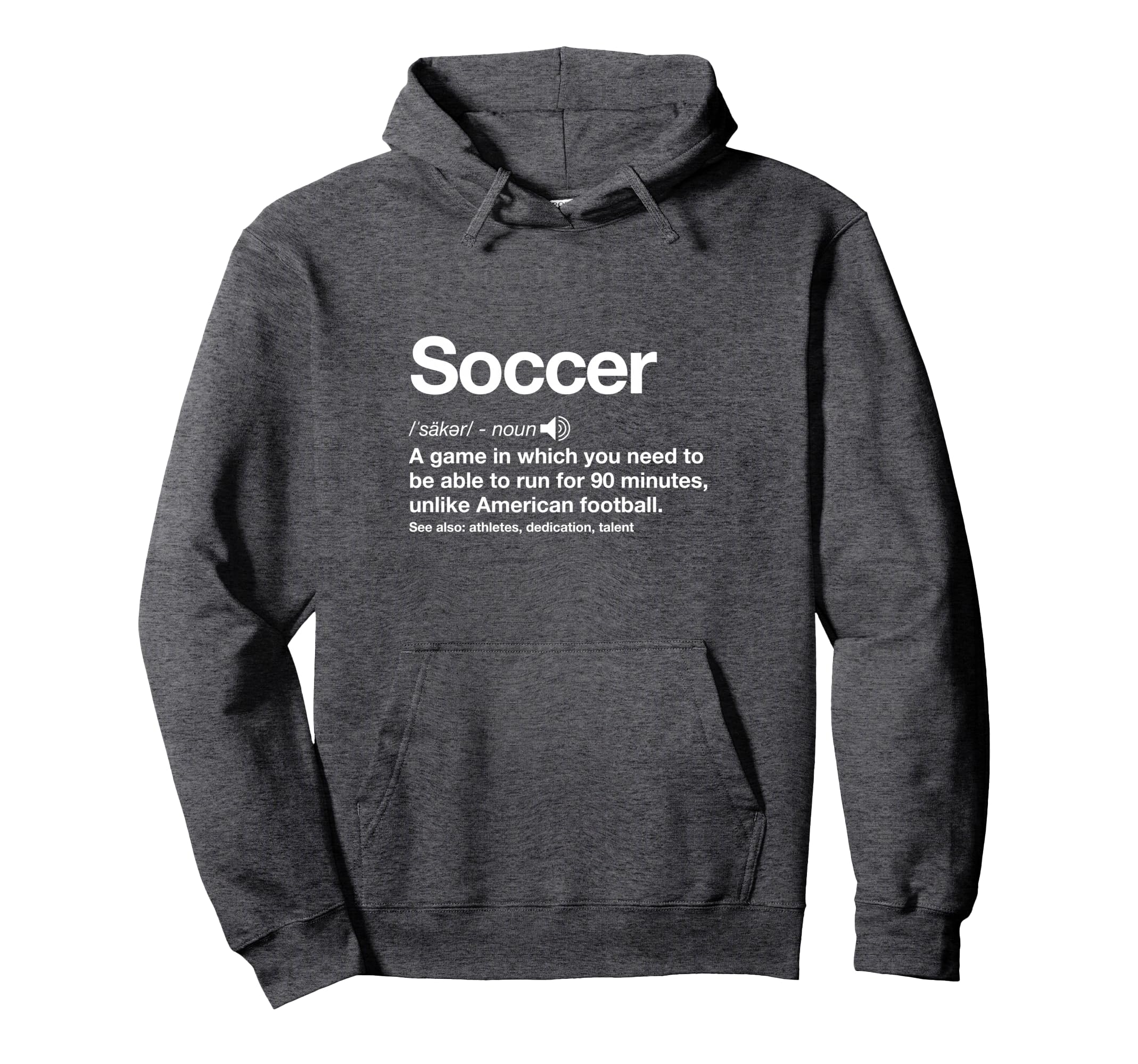 Soccer Definition Funny Football Gag Gift Hoodie - Unique Graphic Unisex