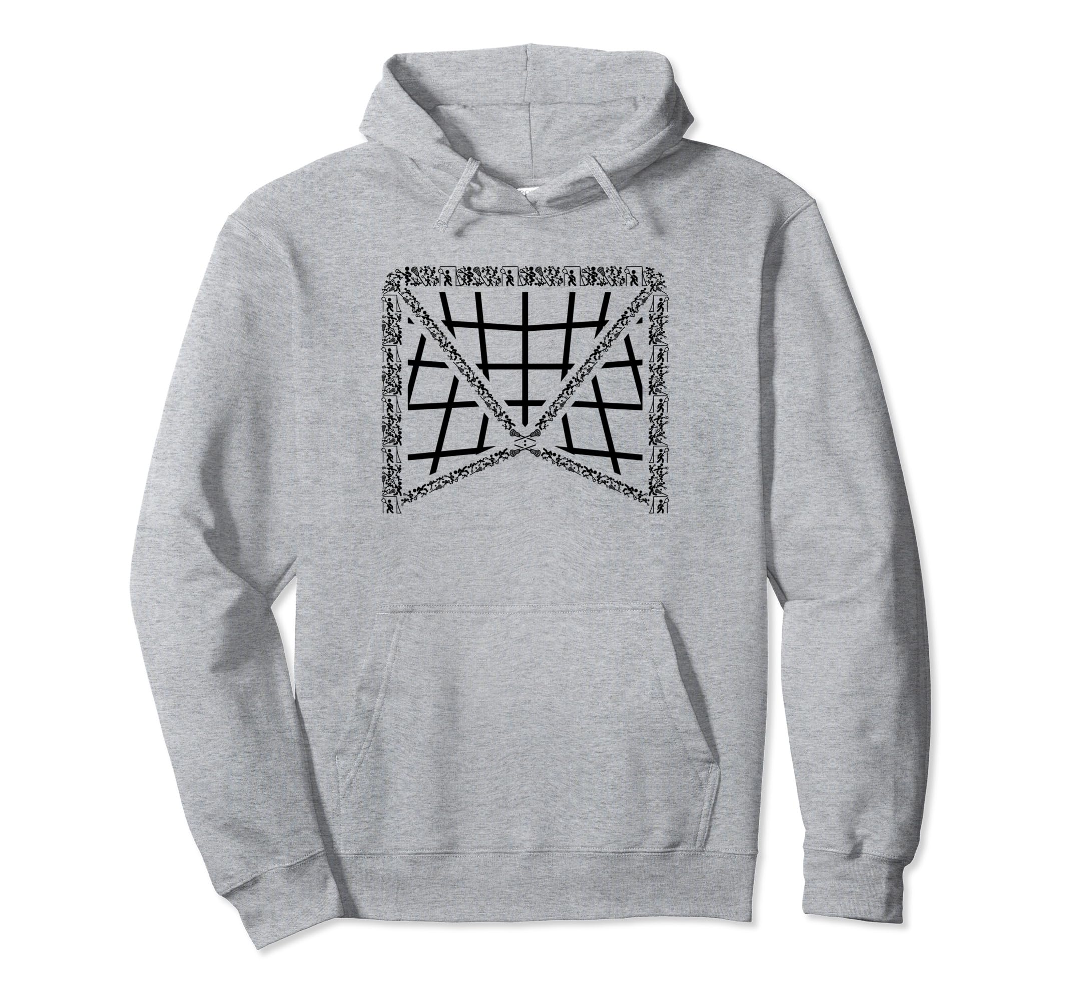 Lacrosse Goal Lax Lacrosse Goalkeeper Hoodie - Novelty Apparel Unisex