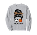Mom Both Soccer And Basketball Sweatshirt - Aesthetic Graphic for Adults