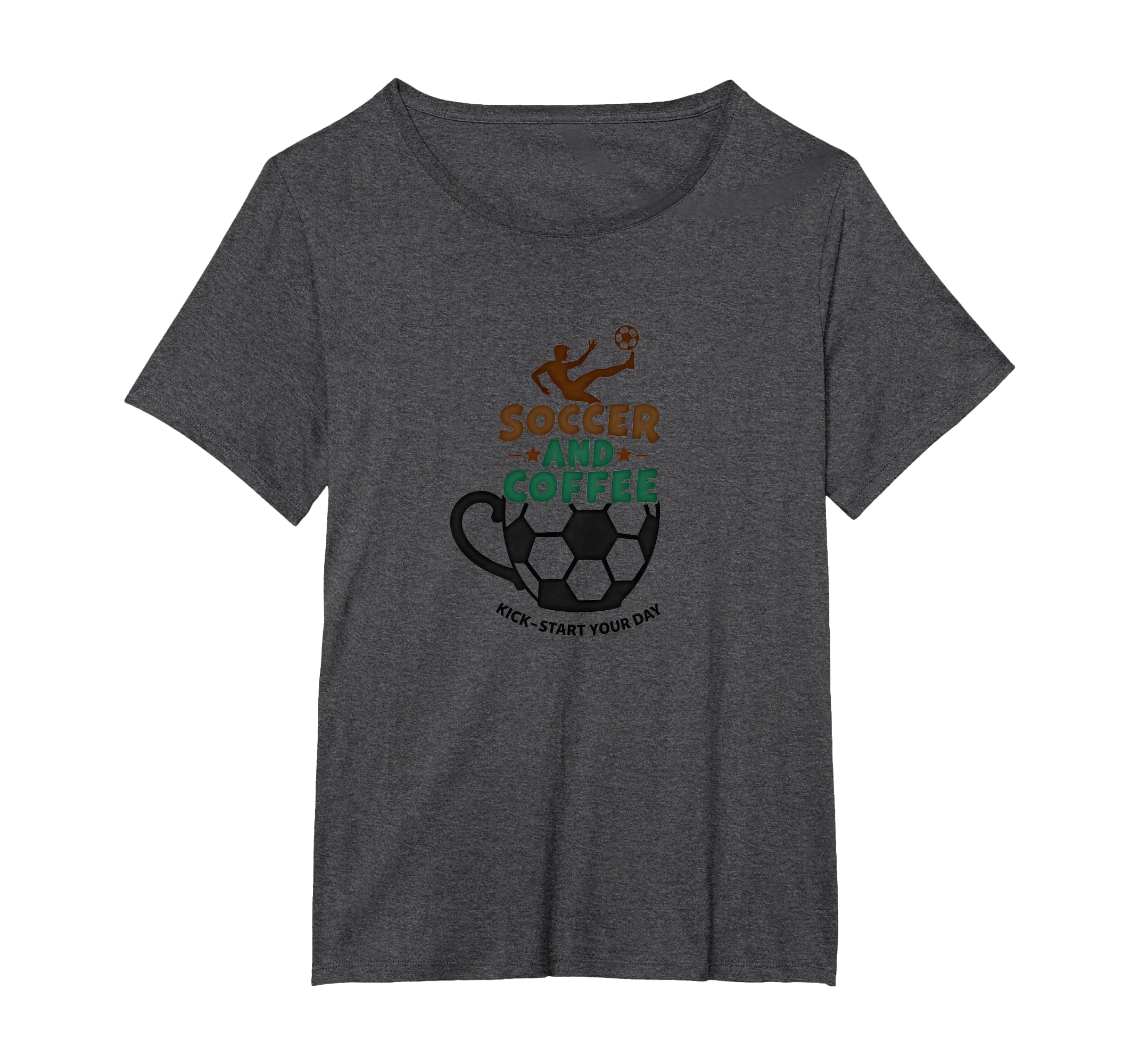 Soccer Mom Soccer And Coffee Kick Sweatshirt - Minimalist Print Men Women