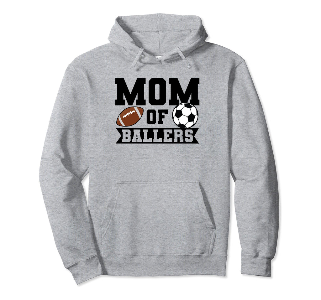 Mom Ballers Soccer Player Hoodie - Casual Everyday Wear Unisex
