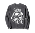 Senior Soccer Tete 2024 Class 2024 Sweatshirt - Aesthetic Graphic Unisex