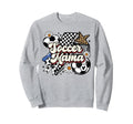 Soccer Mama Funny Leopard Soccer Mom Sweatshirt - Minimalist Print Unisex
