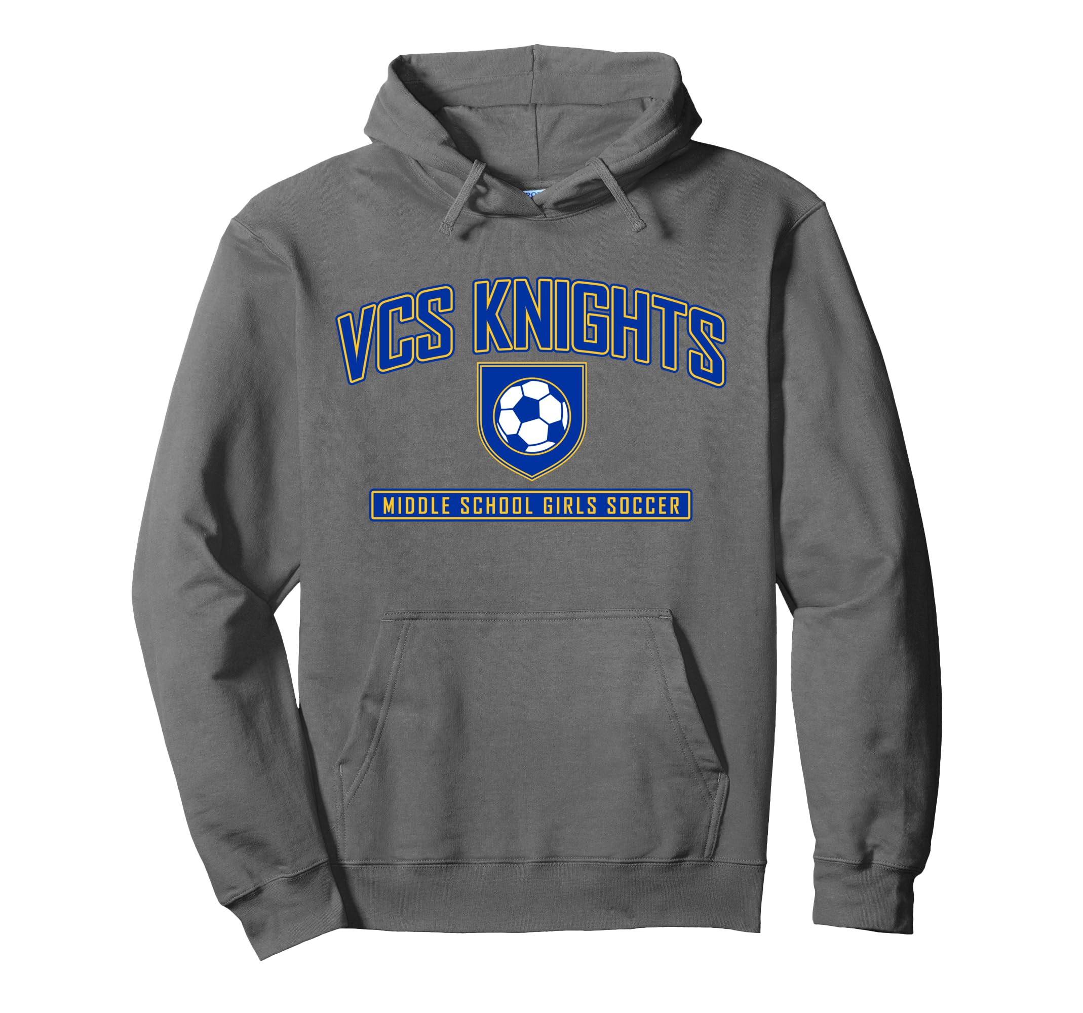 Vcs Knights Middle School Soccer 2025 Hoodie - Graphic Print for Adults