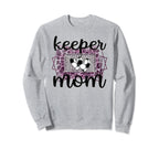 Proud Soccer Goalkeeper Mom Soccer Sweatshirt - Minimalist Print Unisex