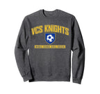 Vcs Knights Middle School Soccer Sweatshirt - Unique Graphic for Adults