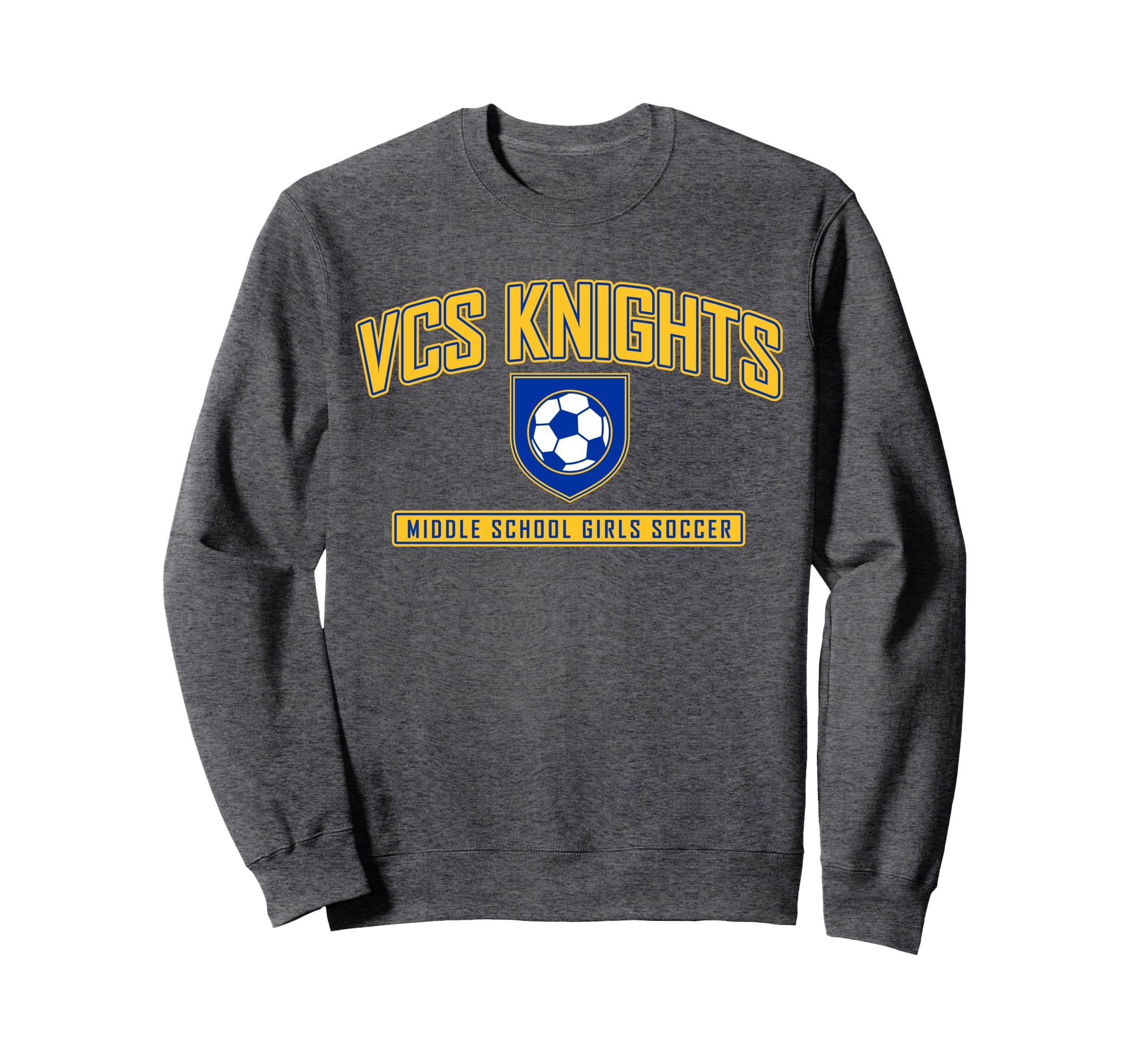 Vcs Knights Middle School Soccer Sweatshirt - Unique Graphic for Adults