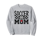 Groovy Soccer Mom Mother Soccer Mom Sweatshirt - Graphic Print Men Women