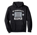 My Son Is Keeper Soccer Goalie Hoodie - Casual Everyday Wear Men Women