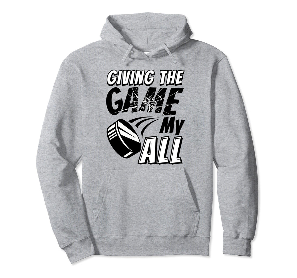 Proud Hockey Coach Goal Keeper Hockey Hoodie - Streetwear Style for Adults