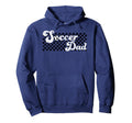 Soccer Dad Daddy Checkered Soccer Hoodie - Casual Everyday Wear Men Women