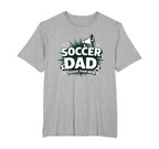 Soccer Dad Louder Than Mom Mens Big And T-Shirt - Custom Art Print Unisex