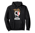Ball Mom Funny Soccer Baseball Hoodie - Fun Novelty Design for Adults