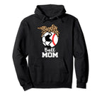 Ball Mom Funny Soccer Baseball Hoodie - Fun Novelty Design for Adults