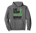 Eat Sleep Soccer Repeat Soccer Sports Hoodie - Unique Graphic Unisex