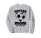 Game Day Soccer Mom 3D Heart And Sweatshirt - Trendy Graphic for Adults