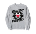 Groovy Soccer Soccer Game Day Sweatshirt - Minimalist Print for Adults