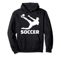 Soccer Player Hoodie - Graphic Print Men Women