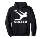 Soccer Player Hoodie - Graphic Print Men Women