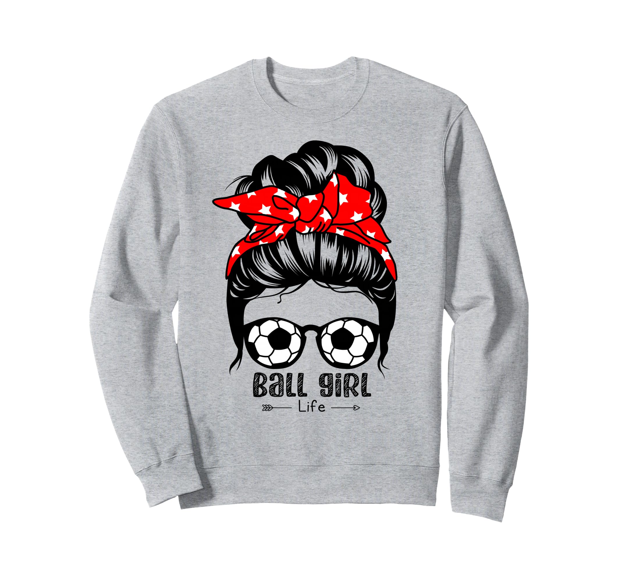 Ball Life Funny Soccer Sweatshirt - Streetwear Style for Adults
