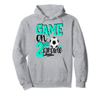 2Nd Grade Soccer First Day School Teal Hoodie - Minimalist Print Men Women