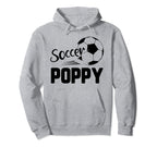 Soccer Poppy Love Soccer Player Hoodie - Casual Everyday Wear for Adults