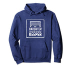 Goalkeeper Daughter Hoodie - Trendy Graphic for Adults