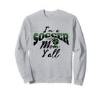 Mom Soccer Lover Soccer Mom Gift Dark Sweatshirt - Unique Graphic Unisex