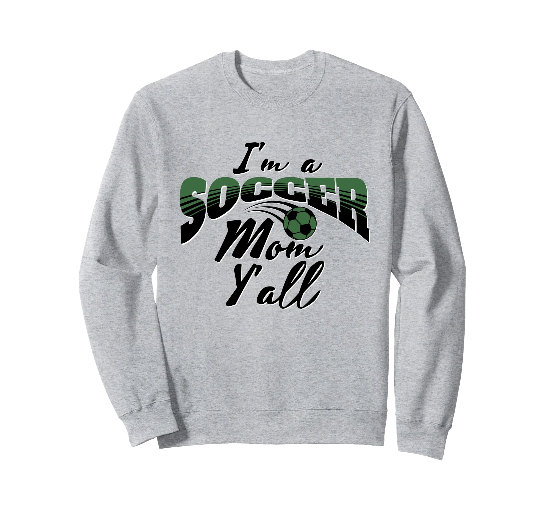 Mom Soccer Lover Soccer Mom Gift Dark Sweatshirt - Unique Graphic Unisex