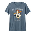 Outnumbered Goose Mothers Day Mom T-Shirt - Novelty Apparel for Adults