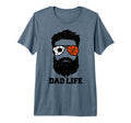 Mens Soccer Basketball Dad Messy T-Shirt - Fun Novelty Design Men Women