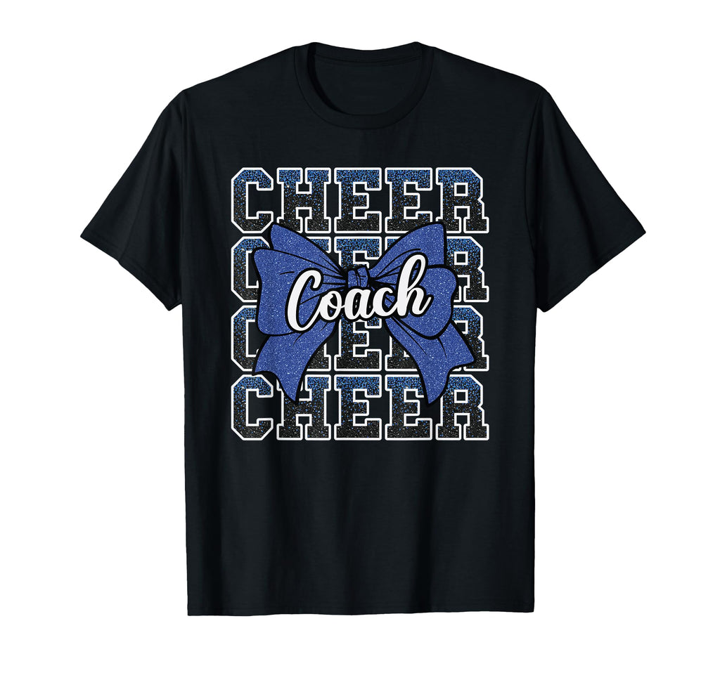 Blue Funny Sport Loud Proud Cheer T-Shirt - Trendy Graphic for Adults
