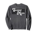 Soccer Mom Soccer Mama Checkered Sweatshirt - Minimalist Print Unisex