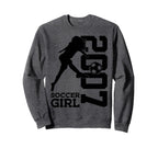 Soccer 19Th Birthday Soccer 2007 Sweatshirt - Minimalist Print for Adults