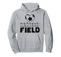 My Heart Is That Field Soccer Mom Soccer Hoodie - Trendy Graphic Men Women