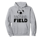 My Heart Is That Field Soccer Mom Soccer Hoodie - Trendy Graphic Men Women