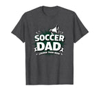 Soccer Dad Louder Than Mom Dark Heather T-Shirt - Streetwear Style Unisex