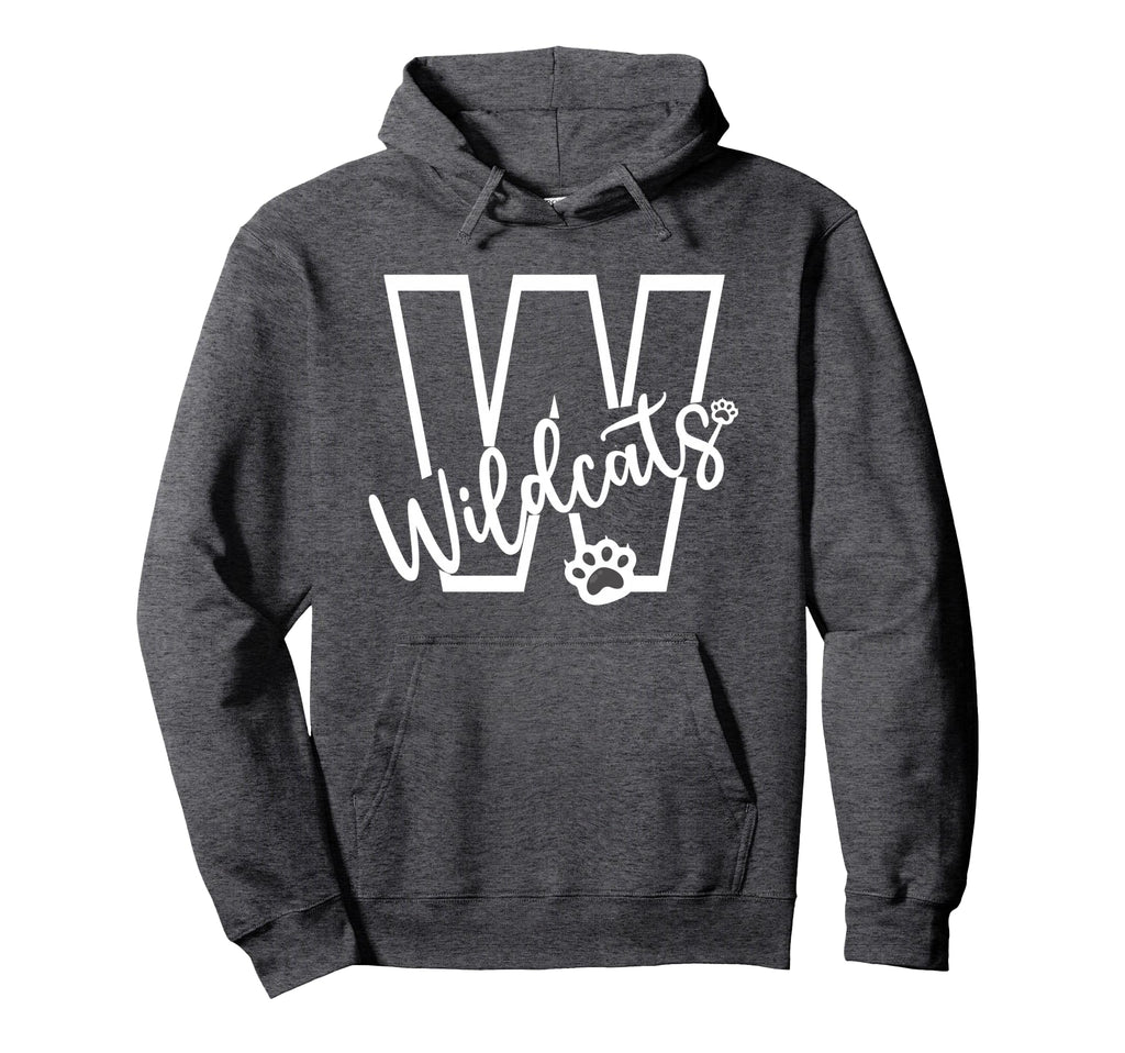 Wildcats School Sports Fan Team Spirit Hoodie - Novelty Apparel for Adults
