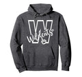 Wildcats School Sports Fan Team Spirit Hoodie - Novelty Apparel for Adults