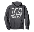 Wildcats School Sports Fan Team Spirit Hoodie - Novelty Apparel for Adults