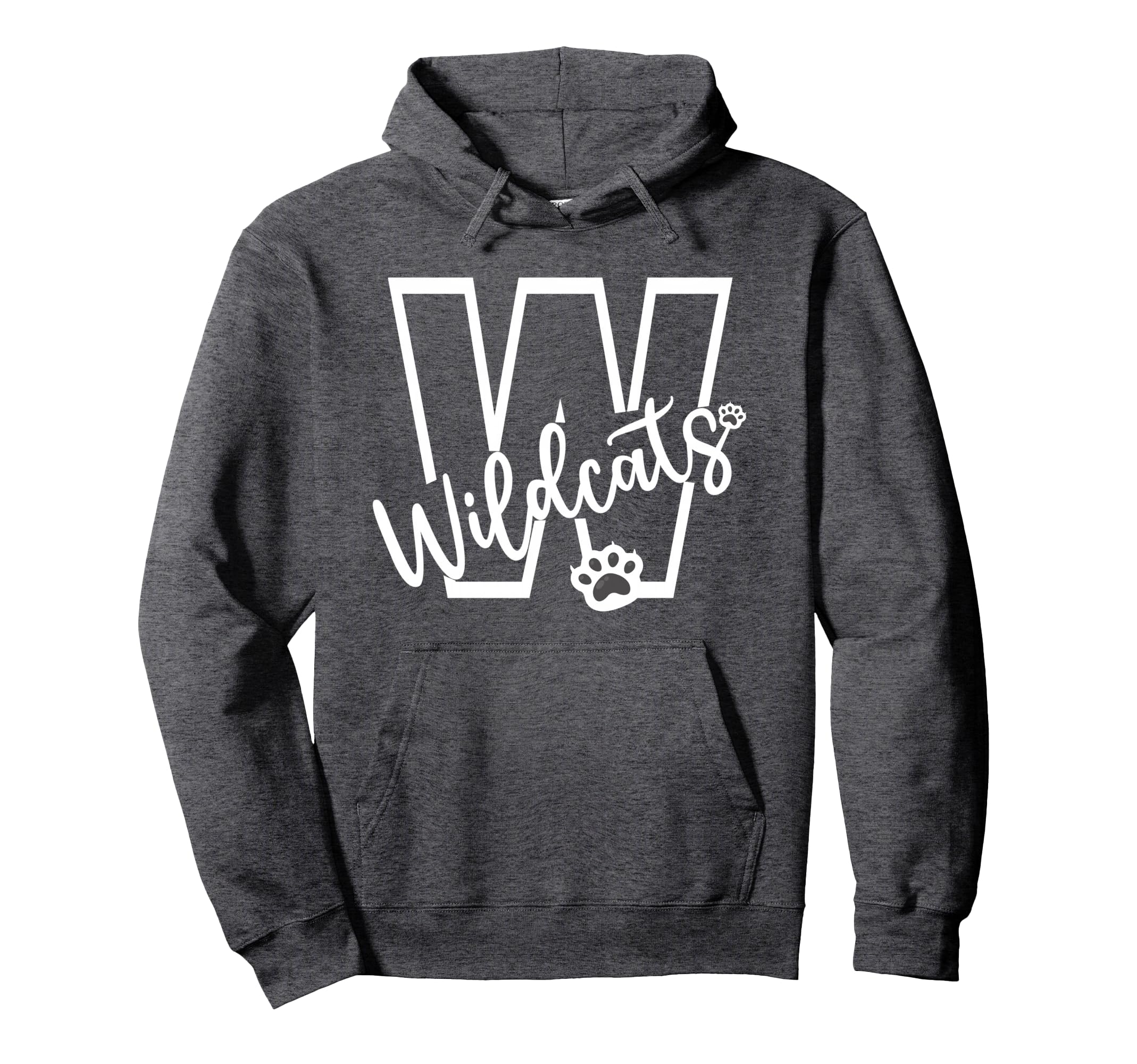Wildcats School Sports Fan Team Spirit Hoodie - Novelty Apparel for Adults