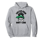 Soccer Hair Dont Care Soccer Player Messy Hoodie - Unique Graphic Unisex