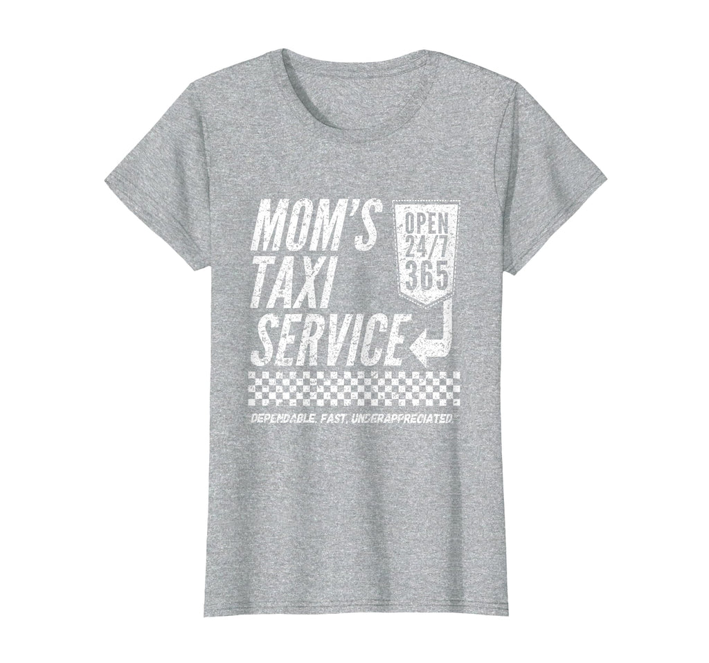 Moms Taxi Service Funny Mother Womens T-Shirt - Unique Graphic for Adults