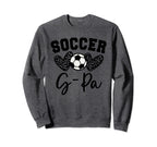 Soccer G Pa Matching Family Soccer Sweatshirt - Minimalist Print Men Women