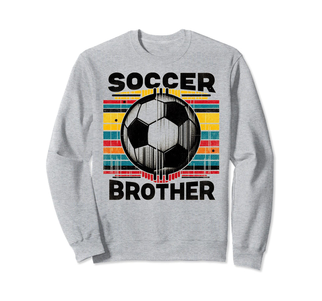 Soccer Brother Family Matching Sweatshirt - Fun Novelty Design Men Women